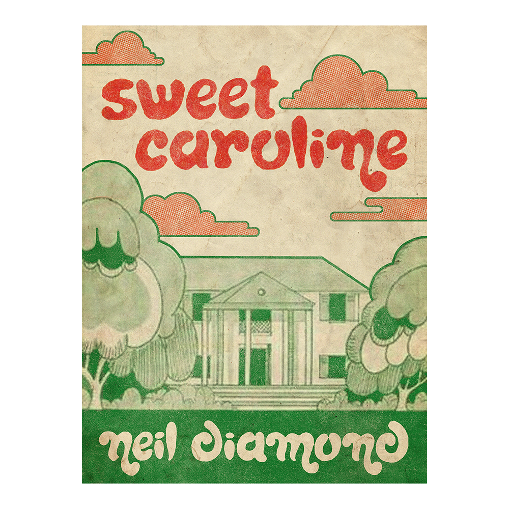 Neil Diamond - Sweet Caroline Remix Poster