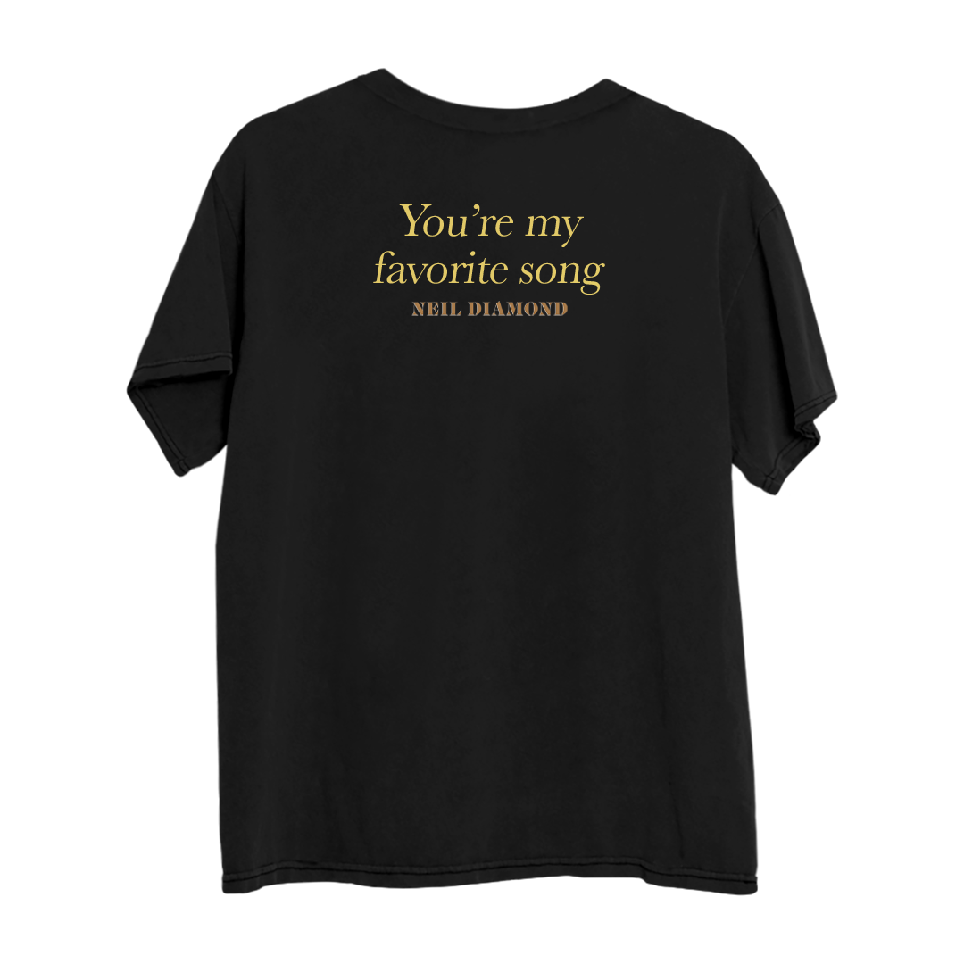 Neil Diamond - You're My Favorite Song Lyric T-Shirt 